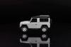 Almost Real Land Rover Defender Silver Scale Complete Diecast Car 410207 1990-2014 - 1/43