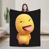 Nailoong Flannel Blanket Soft Durable Throw Blanket for Outdoor Decorative Funny Bedspread Sofa Bed Cover