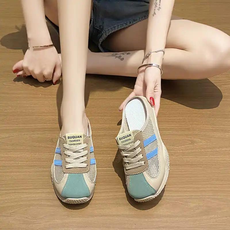 Flatform With Holes Women's Demi-season Shoes Walking Offers Women Tennis Shoes Sneakers Sport Beskets Shuse Designers Boty
