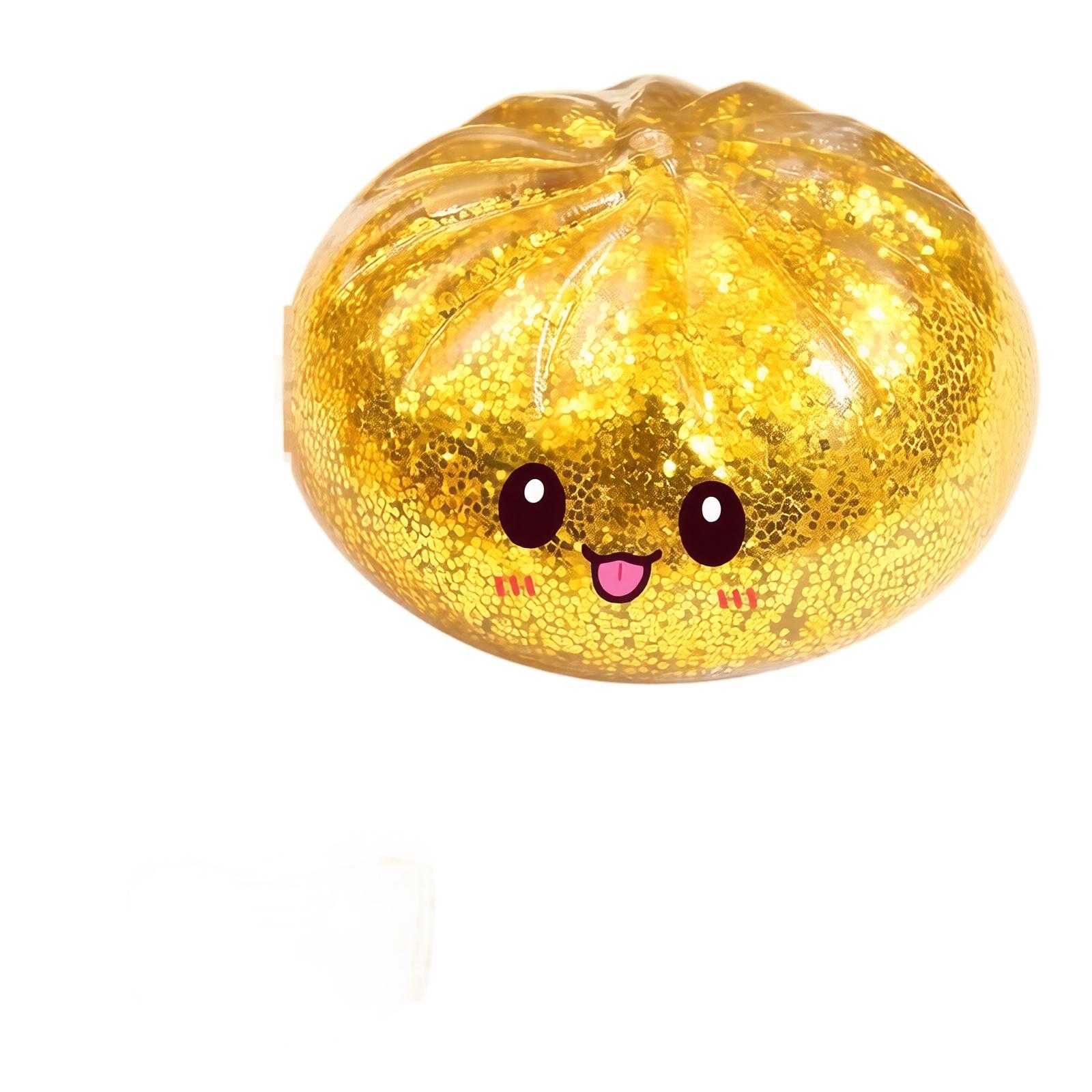 Gold Slow Rising Toy - Steamer - Simulation Bun Stress Toy one size