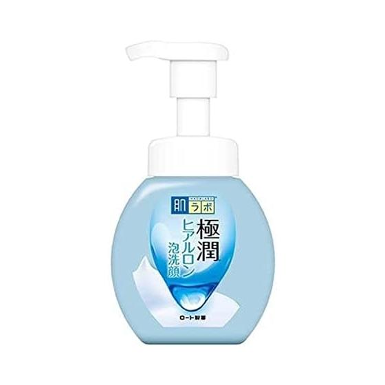 Hada Labo Gokujun Мягкая гиалуроновая пенка для умывания лица Super Hyaluronic Acid & Adsorbed Hyaluronic Acid W 160 мл
