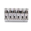 Guitar Bridge 6 String Top Loading Design Adjustable Electric Instrument Replacement PartsSilver for M00877