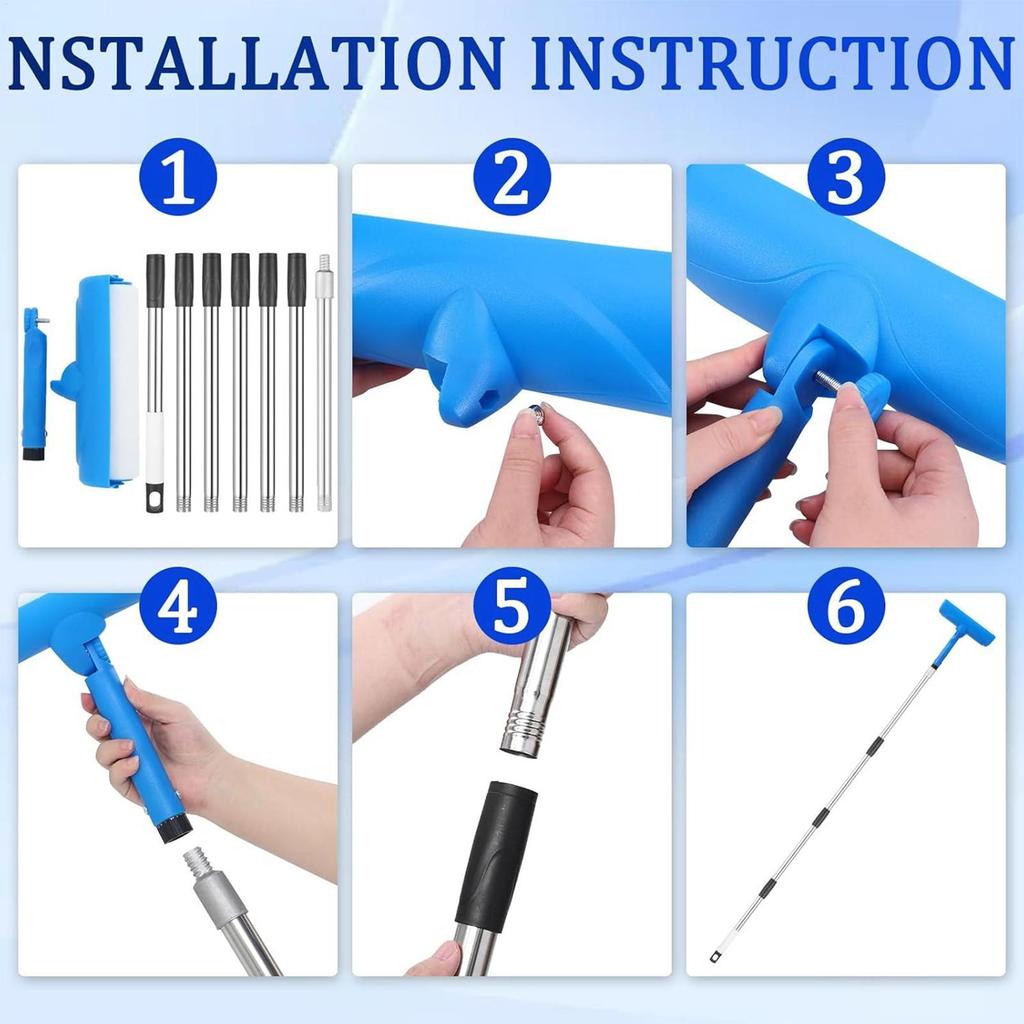 Ceiling Paint Roller No Drip Painting Tool Adjustable Shield Painting Tool For Home Kitchen Bathroom Living Room Garage Interior