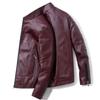 Leather Jacket Men's Spring, Autumn and Winter Plus Velvet Thickened Korean Style Trendy Business Casual Men's Leather Jacket Top