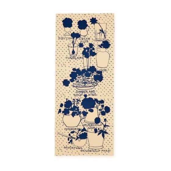 Tenugui Hand Towel - Daily Flower Collaboration - 100% Cotton, Hand-Dyed, Japanese Traditional Craft, 37x90cm
