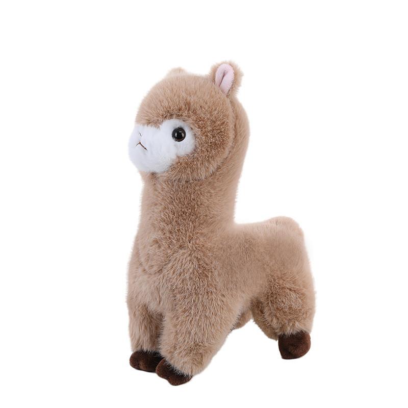 Cute Alpaca Plush Toy With Pp Cotton Filling For Kids Birthday Gift And Collection