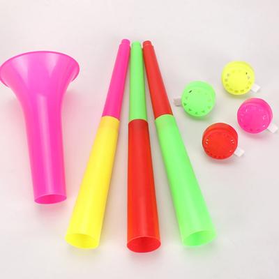 Trompeta de Animación Desmontable de 3 Secciones Empalmable Retráctil Adorable Color Vibrante Portátil Conveniente 60cm Fútbol Deportes Aficionados Animación Herramienta de Bocina
