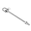 2 Pcs Heavy Duty Bearing Swing Hangers 304 Stainless Steel Swing Hooks 1800mm D Type for Yoga Hammock Chair