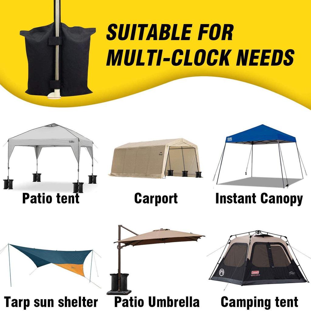 Outdoor Tent Sandbag Weights for Sunshade and Windproof Awning Support