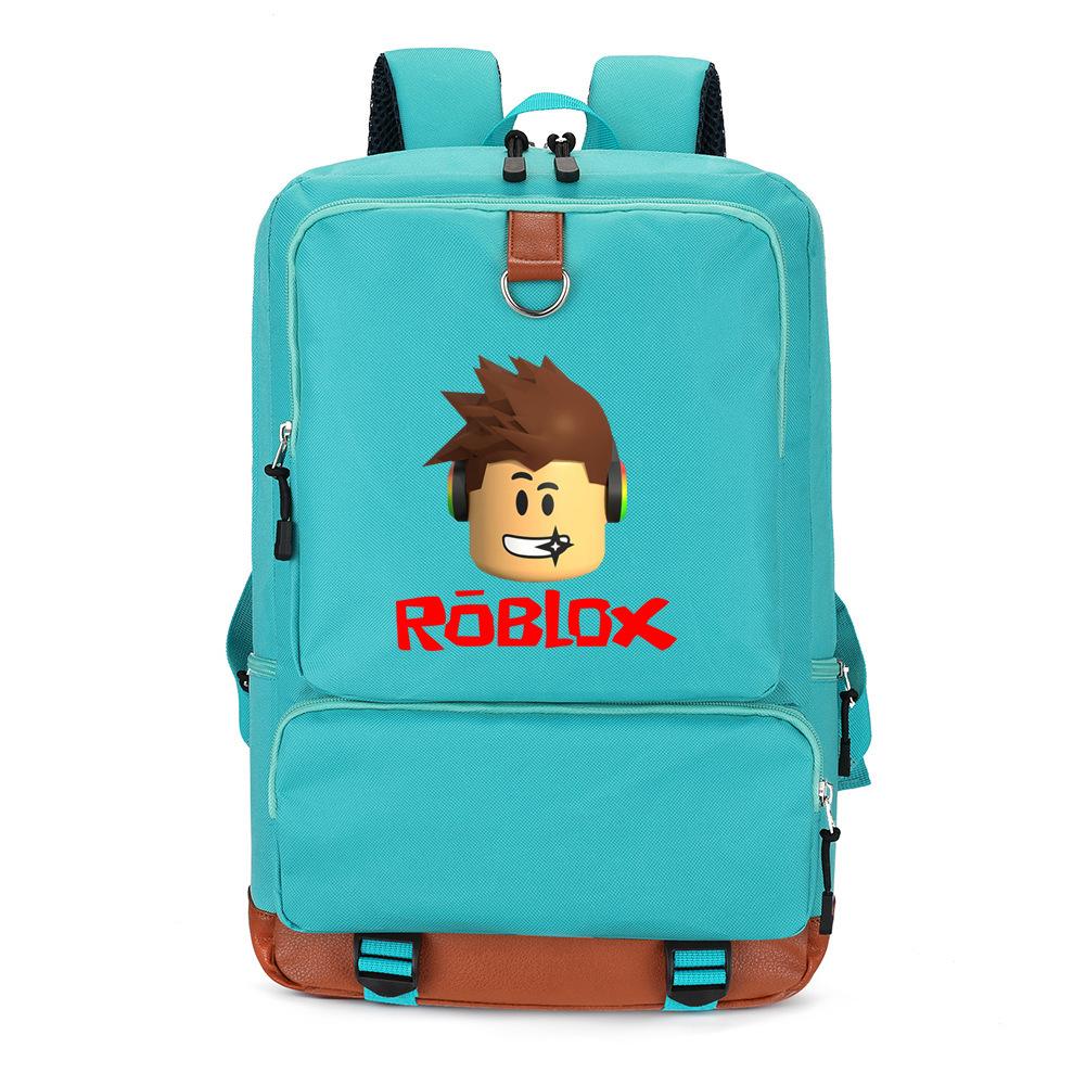Virtual World Roblox Games Men'S And Women'S Backpacks Backpacks Student School Bags Travel Bags Computer Bags
