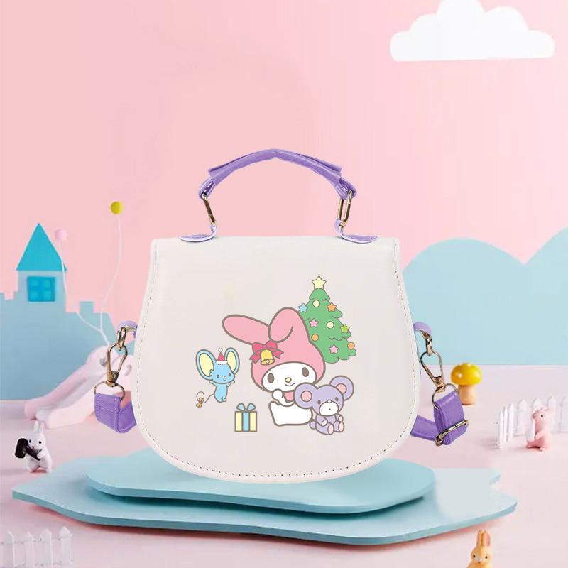 Korean Version of Trendy Cartoon Printing Cute High-value Student Shoulder Bag Women's Portable Handbag