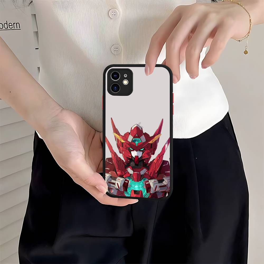 Cartoon G-Gundams Phone Case For IPhone 11 12 13 14 15 16 Pro Plus X XS MAX Matte Bumper Shockproof Cover