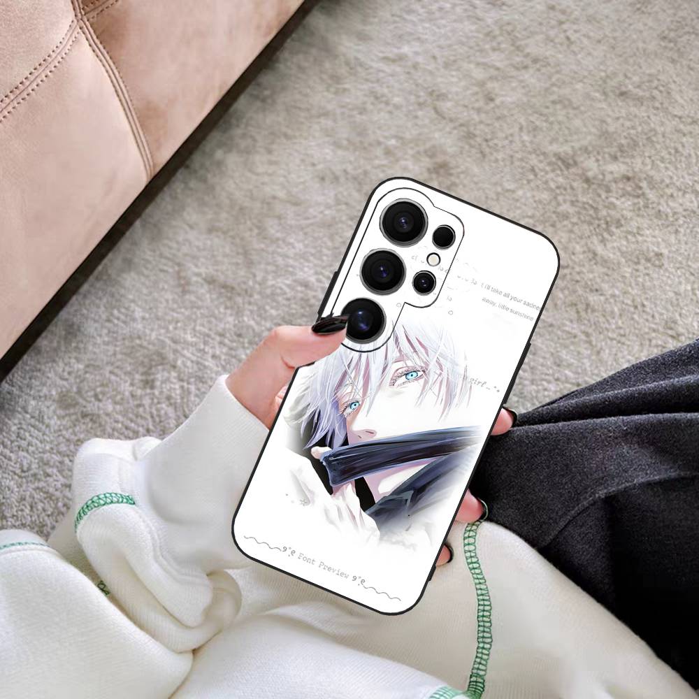 Jujutsu Kaisen Satoru Gojo Comics Handyhülle Für Samsung S 24 Fe 25 Ultra Plus 20 Lite 21 30 22 23 24 22 Ultra 5G Fundas