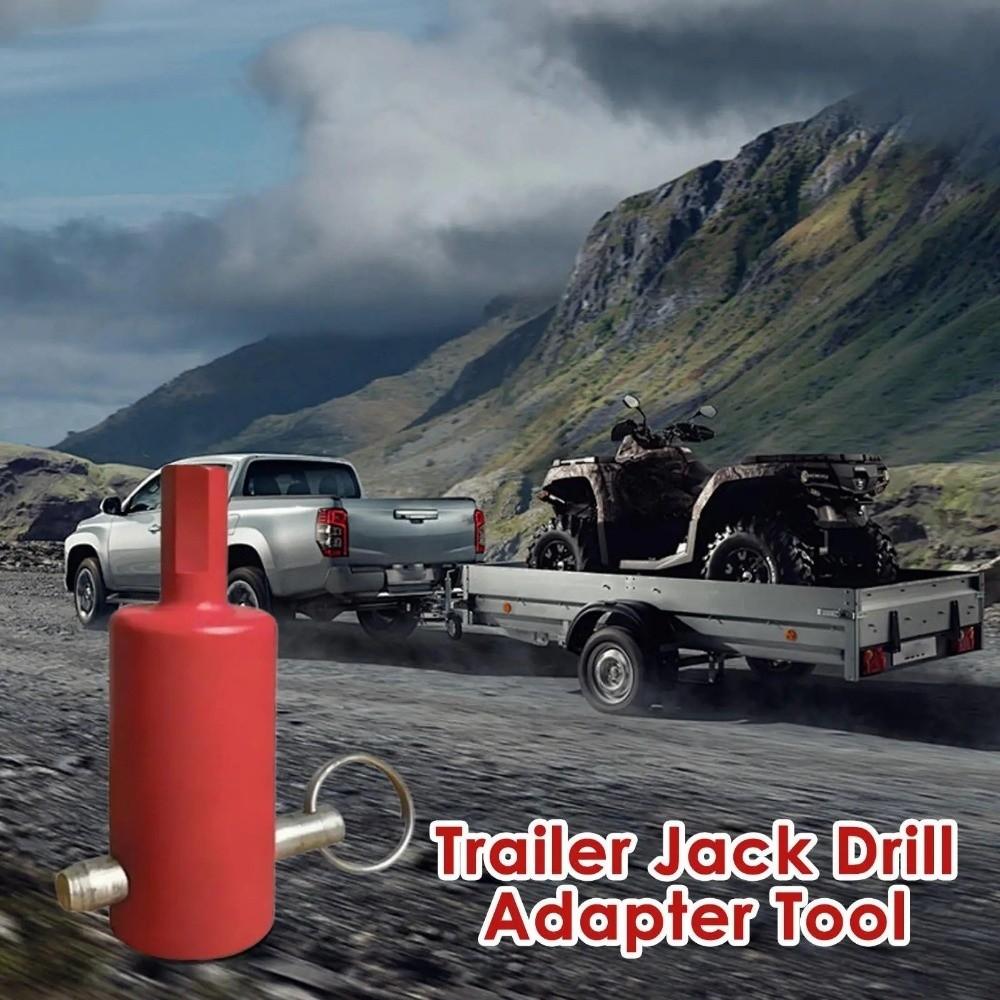 Ferramentas de Macaco de Elevação de Carro de Metal Resistente ao Desgaste Manivela de Macaco de Conexão Rápida Adaptador para Furadeira Reboques de Barco