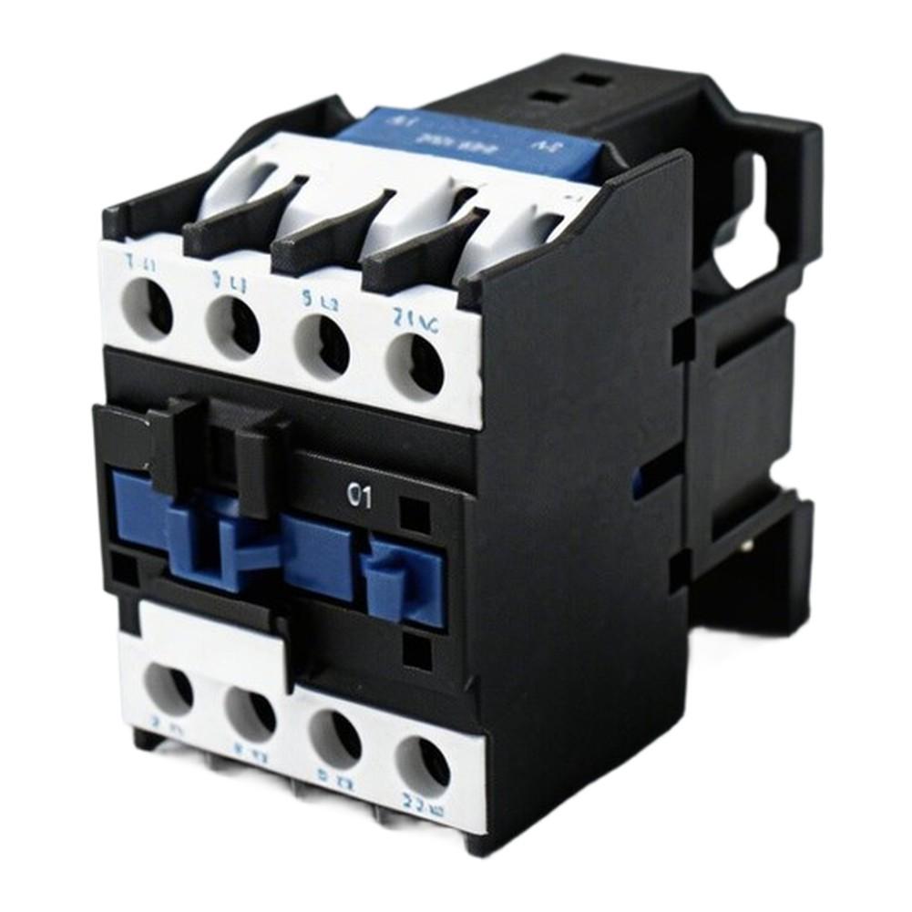 25A AC Contactor CJX2-2510 CJX2-2501 1P Design with AC220V AC380V Coil Voltage for For electromechanical Switching Applications