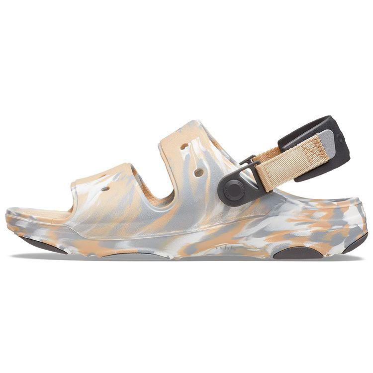 Crocs Classic Clog Beach Sandals Unisex Footwear Brown Blue 207888-2ZM