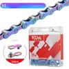 Colorful 9-Speed Mountain Bike Chain with Quick Link