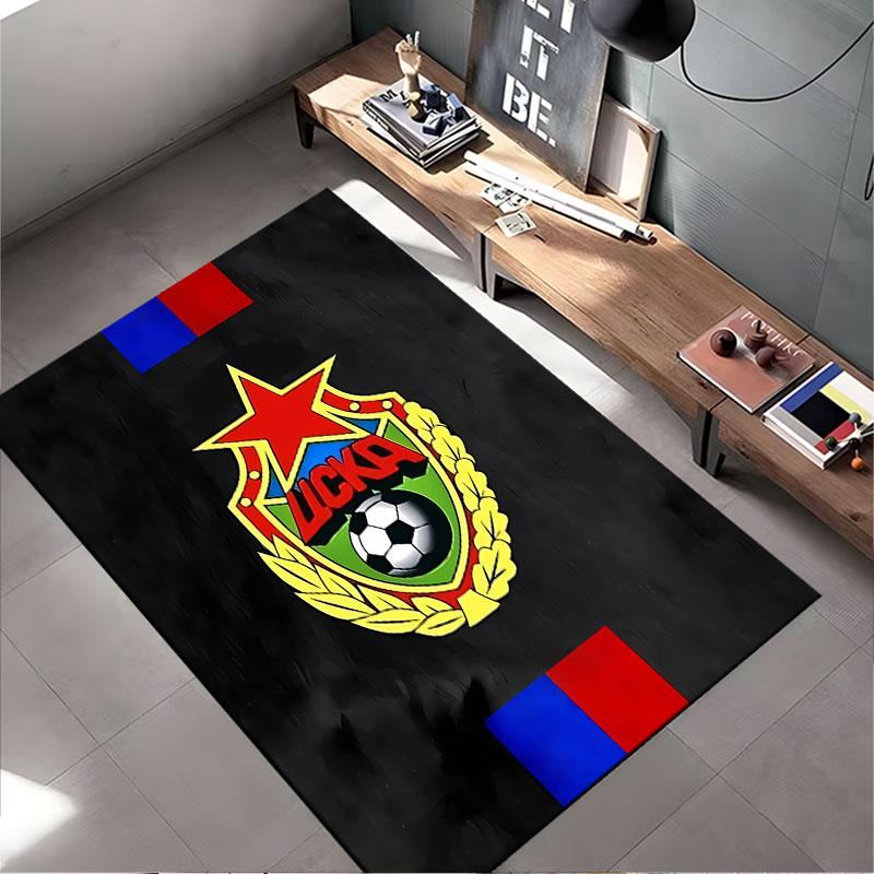 "CSKA Logo Carpet Design" suitable as a non-slip mat for the living room or bedroom sofa