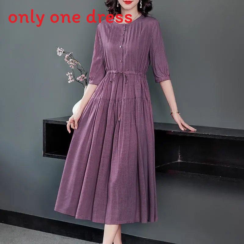 Modale Fabric Abstract Pattern Slant Shoulder Midi Dress For Streetwear Style