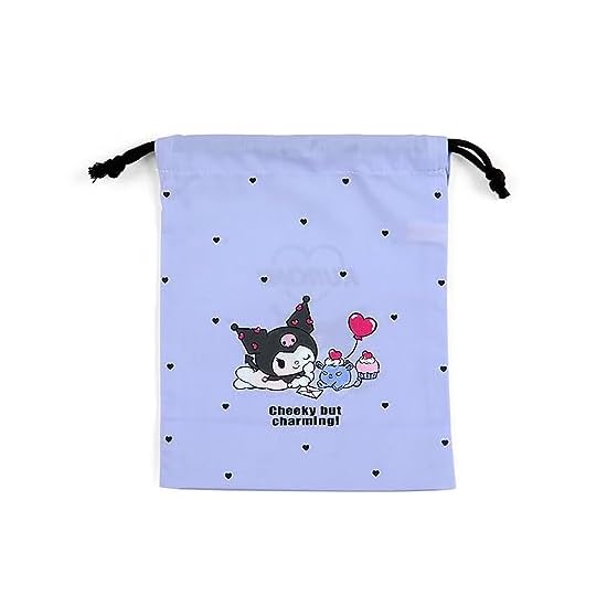 SANRIO Kuromi Gusseted Drawstring Bag S 254487