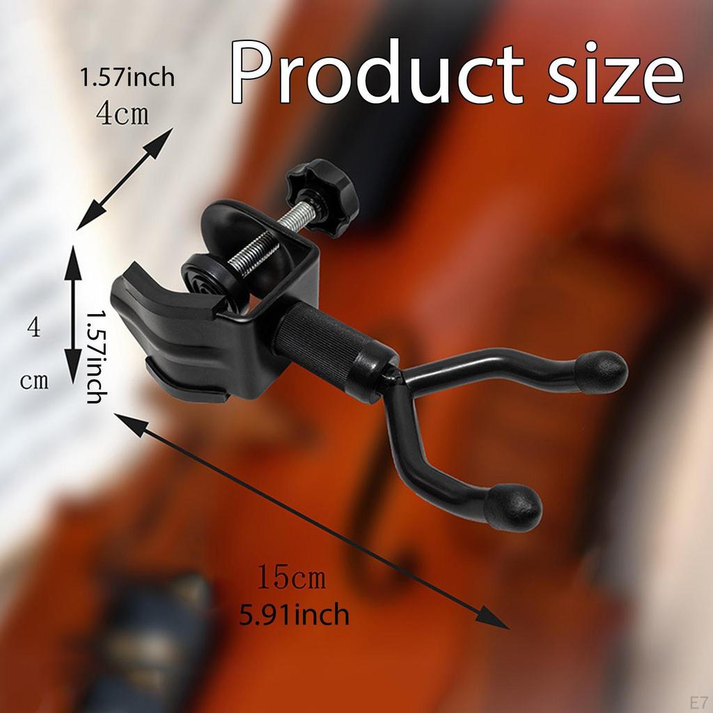 Creative Portable Heavy-Duty Music Instrument Hanger Holder with Hooks, Rack Stand for