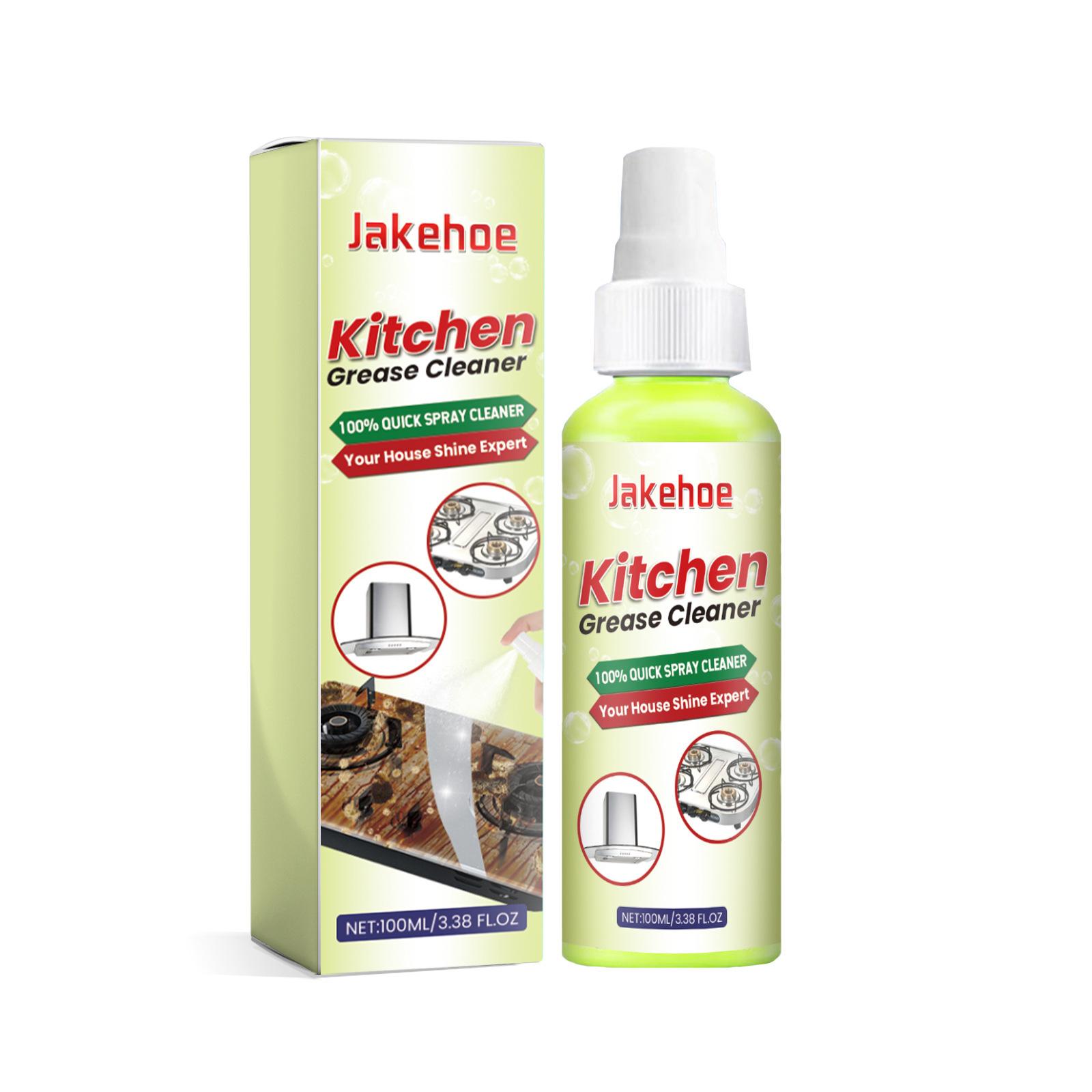 

Powerful Kitchen Grease Cleaner - All Effervescent Heavy Duty Stove Oven Cleaner Oil Foam Remover Rust Stain Remover for Cookwar 100ml Boxed
