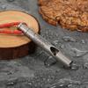 TOMSHOO Titan-Notpfeife mit Lanyard für Outdoor-Überleben, Camping, Wandern, Erkundung, Notpfeife