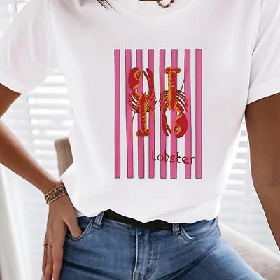 Crew Neck Basic T-shirt - Fashionable Casual Daily Must-have