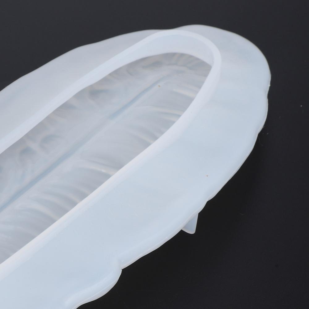 White Silicone Mold Feather DIY Resin Mold Jewelry Tools Resin Casting Mold  Resin Casting