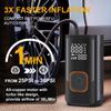 YIJU Rechargeable Tire Inflator Digital Cordless Car Tyre Inflator For Motocycle Bicycle Balls Portable Compressor Air Pump