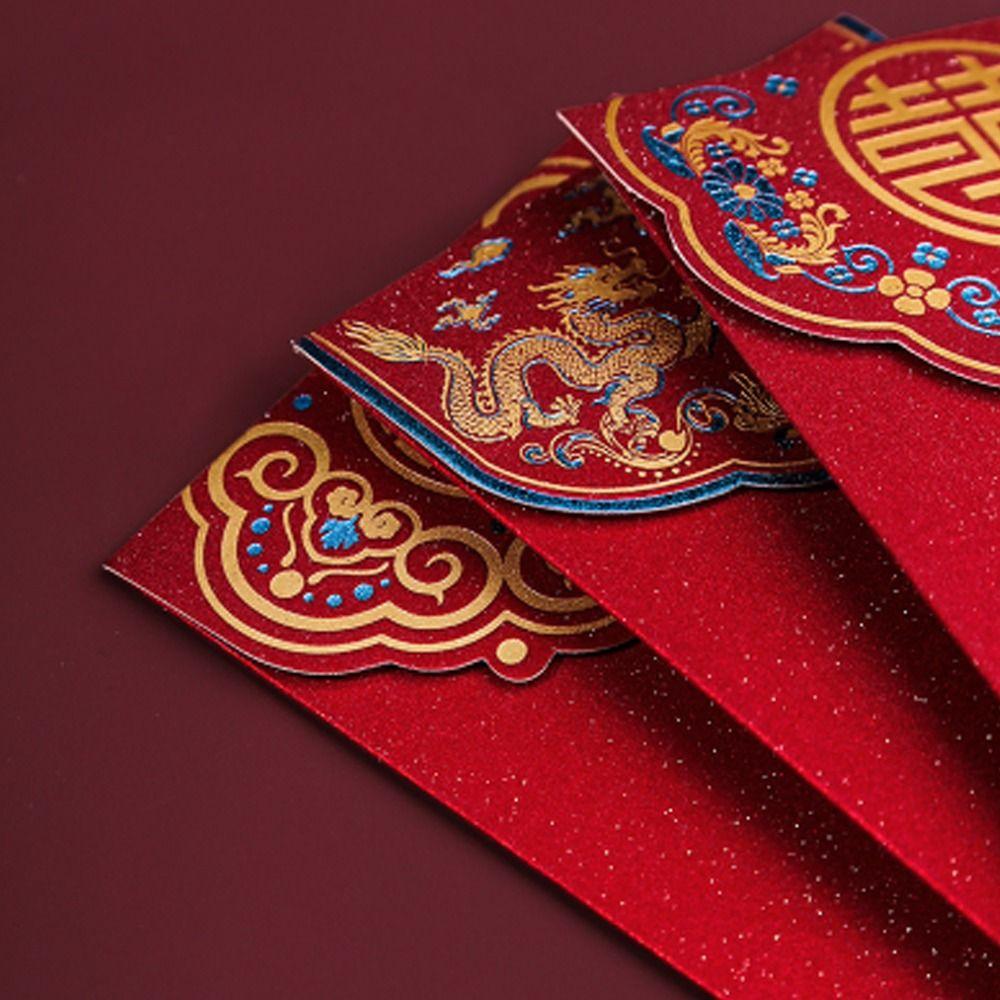 Gift 10pc Wedding Spring Festival Chinese Red Envelope Money Envelopes Money Packets Lucky Money