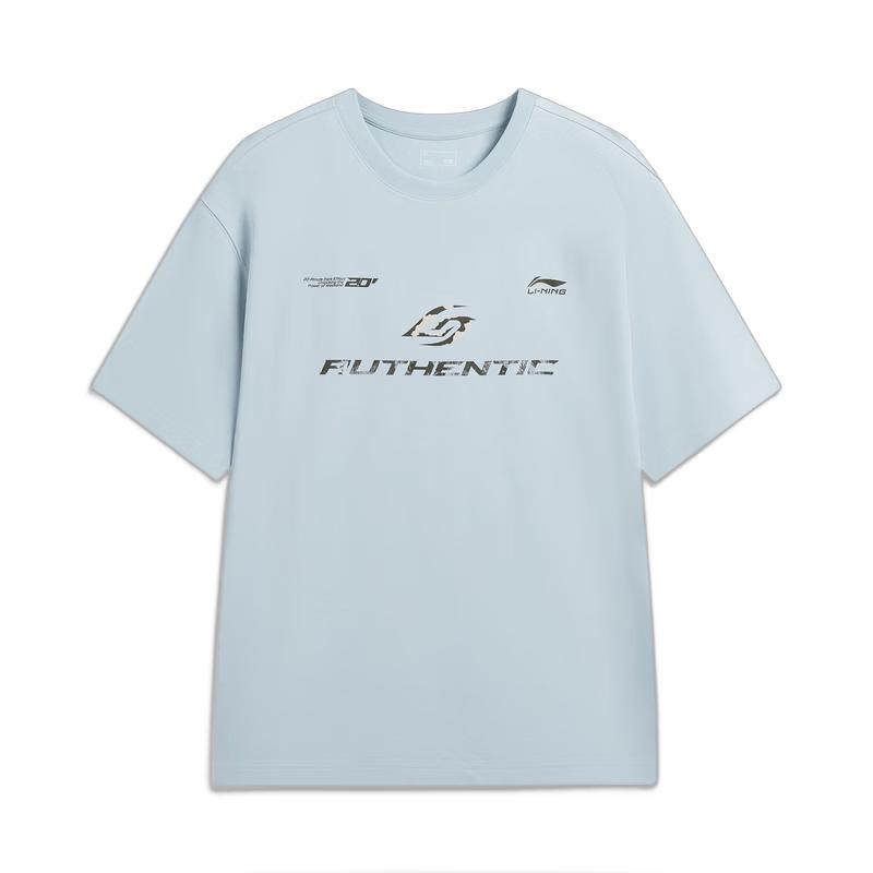 

Li-Ning Men s Round Neck Short Sleeve Sports T-Shirt ATSW397 L