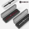 Kaco Metal Gel Pen 0.5MM Black Ink Refills Luxury Ballpoint Pens Business Signature Stylos Pen Holder Design Stationery Supplies