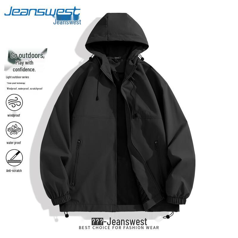 Jeanswest Men's Hooded Outdoor Jacket
