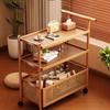 Pre-Owned Small Movable Snack Storage Trolley for Living Room or Restaurant