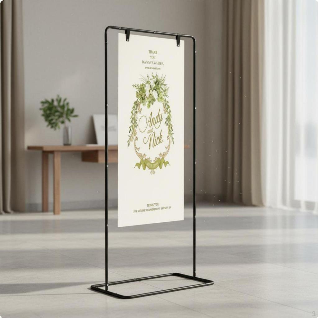 Iron Display Stand Heavy Duty Metal Frame Event Synonym Organizer for Custom