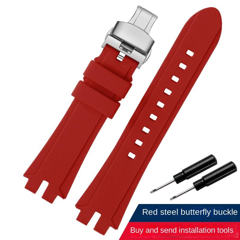 For Casio PROTREK watch strap PRW-6100Y PRW-3000 PRW-3100 PRW-6000Y/YT/FC-1 Men silicone watchband Stainless steel watch buckle