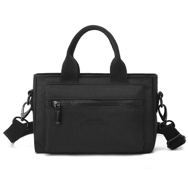 Female Crossbody New Fashionable Foreign Style Small Bag One Shoulder Hand Carry Nylon Small Satchel Cloth Bag