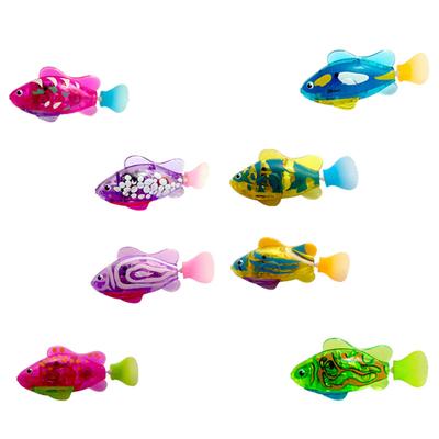 Electronic Fish Robot Flashing Aquarium Tank Bath Tub Decor Children Toy