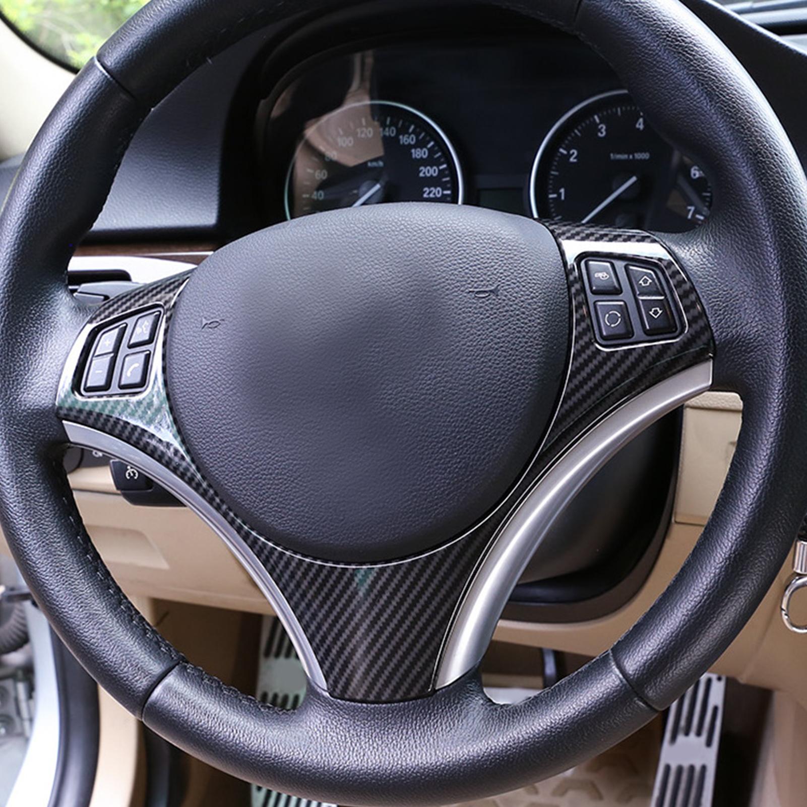 

Steering Wheel Button Trim Cover Car Interior Decoration Fits for 3 Series E90 2006‑2012