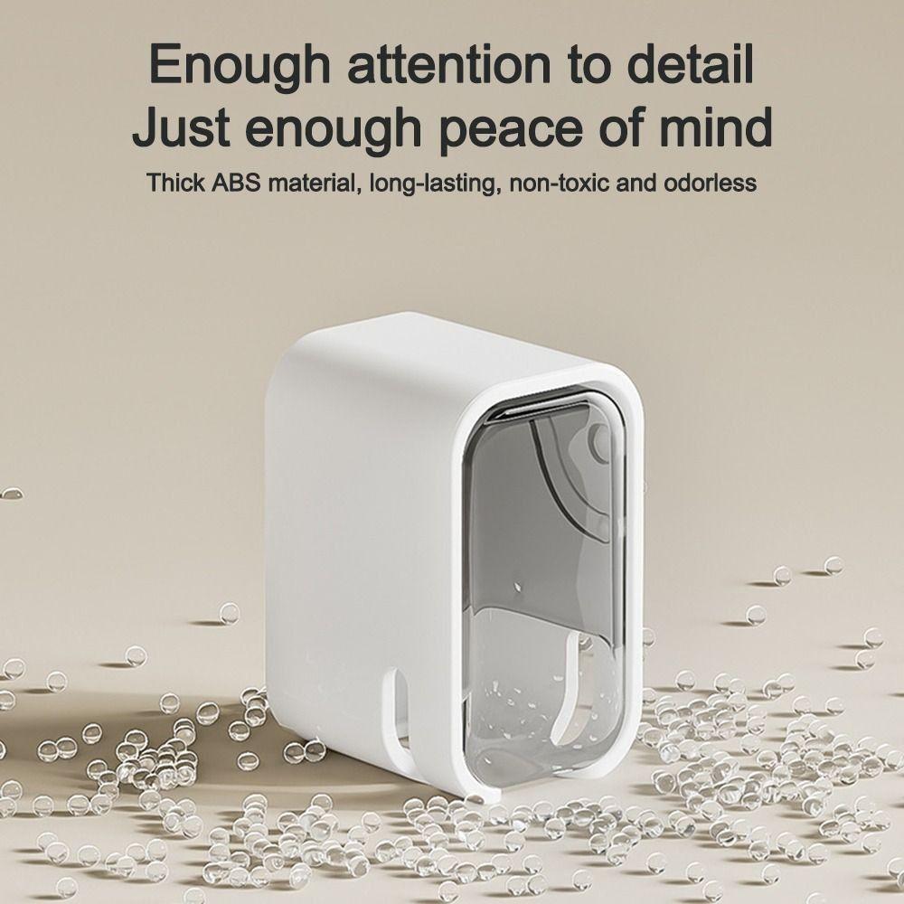 Dustproof Toothbrush Holder Flip-top Toothbrush Storage Box New Electric Toothbrush Storage Rack