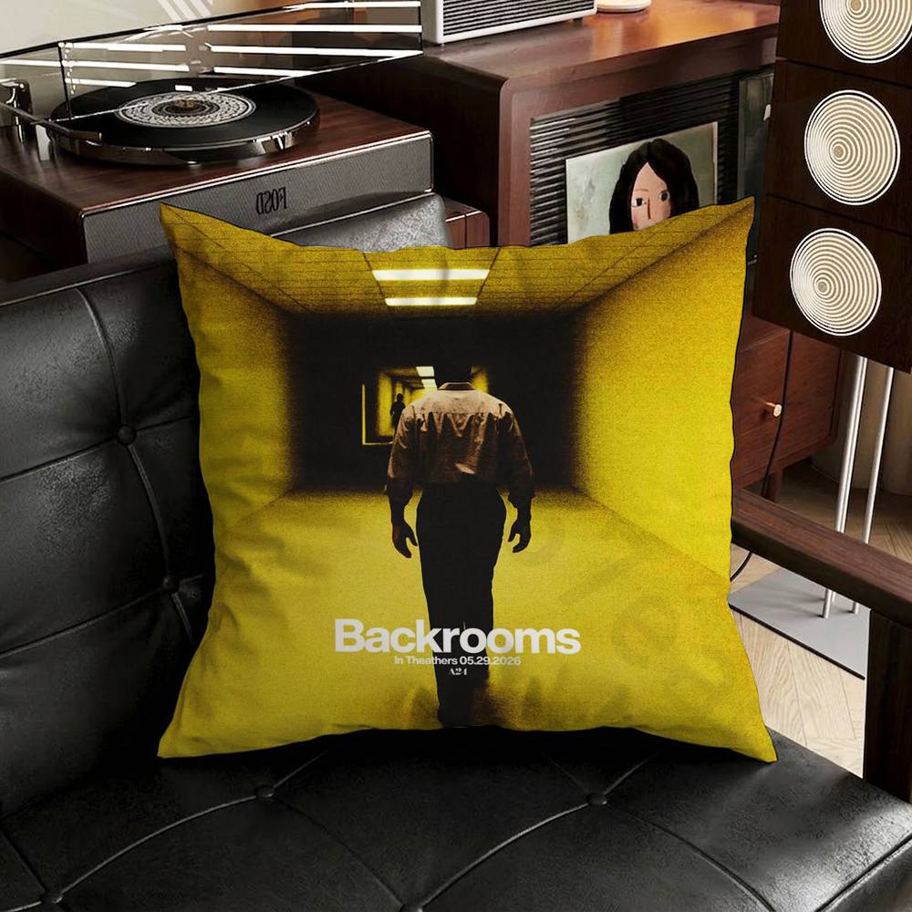 The BBackrooms movie Pillow Case Pillow Case Living Room Sofa Cushion Cover Suitable For Home Bedroom Room Decoration