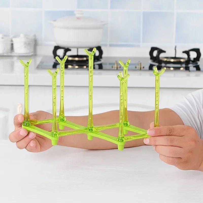 Infant Toddler Feeding Bottle Drying Rack Cupboards Container Newborn Baby Nursing Bottle Storage Box Durable Tableware