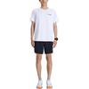 SAUCONY Solid Color Pocket Mid Waist Straight Leg Sports Shorts Men Shorts Black SC2239016-1