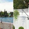 Laternenhaken 360 Grad Drehungen Vogelfutterspender Haken Edelstahl Verstellbar Schwerlast Haken Robust Gartenhaken Hausgarten