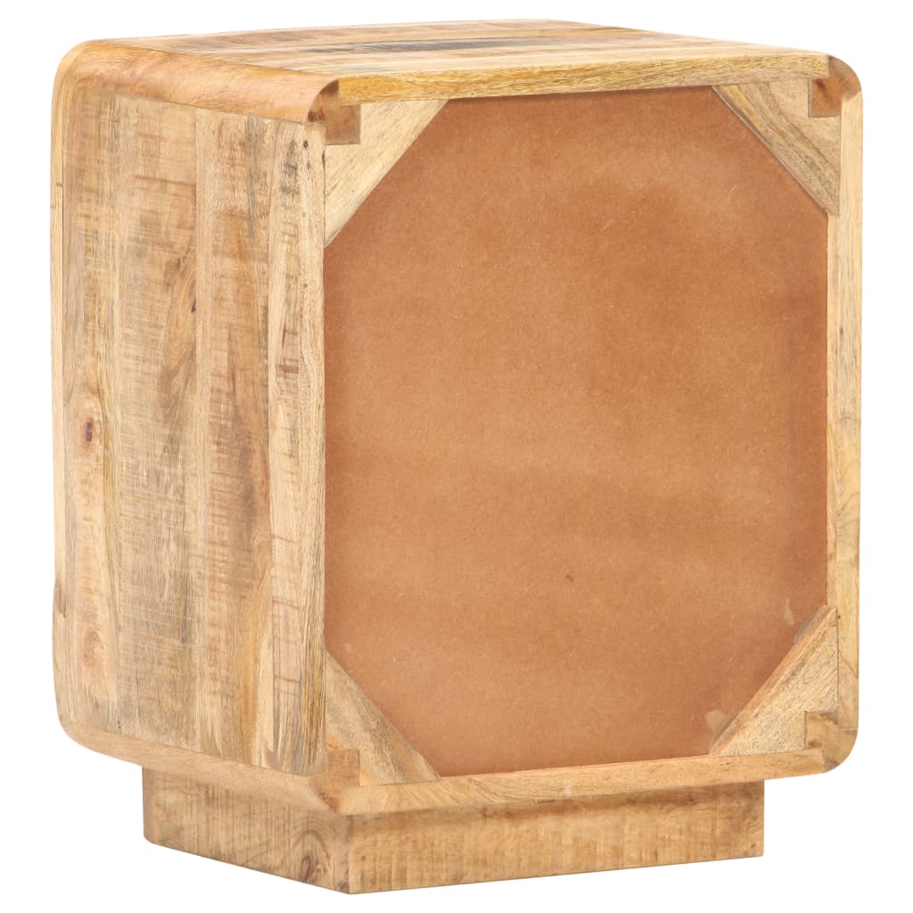 Nightstand 40 x 30 x 50 cm Rough Mango Wood