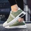 Fashion New Arrival Canvas Summer Breathable Comfortable Men Sneakers Fashion Lace-up Casual Walking Flats Men's Vulcanize Shoes