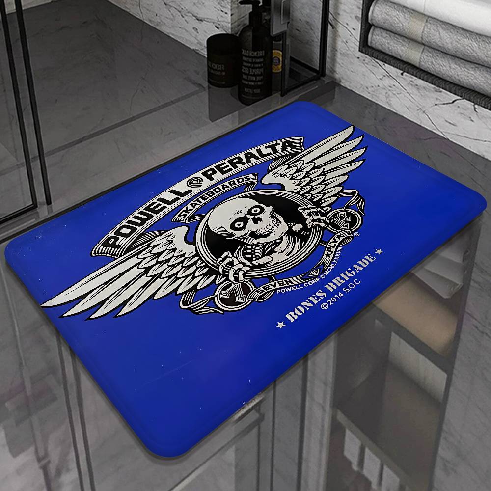 

P-Powell P-Peralta Floor Mat Retro Multiple Choice Living Room Kitchen Rug Non-Slip Modern Home Decor 50x80 cm