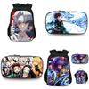 Large Capacity Demon Slayer Kimetsu No Yaiba Backpack With Durable Material And Stylish Design