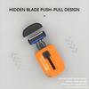 6-Layer Razor Head Manual Shaver Stainless Steel Classic Double Edge Blade Razor Shaving Replaceable Razor Head Razor Tools